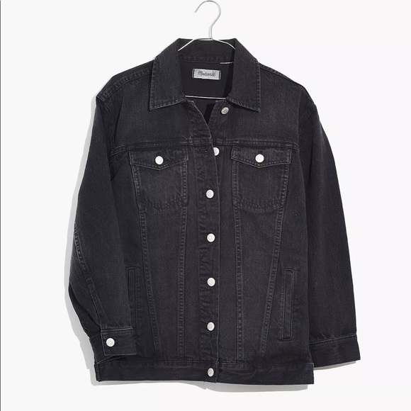 Madewell Oversized Jean Jacket in Lunar Wash